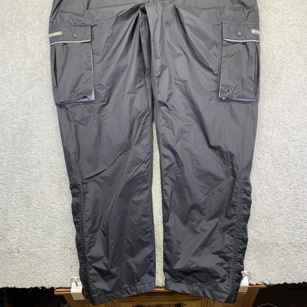 Stearns Dry Wear Pants‎ Mens XXL Black Nylon Cargo Rain Snap Ankle Waterproof - Picture 4 of 12